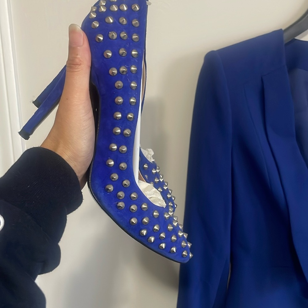 Steven by Steve Madden, size 7, blue pump